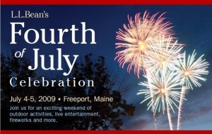 July 4 in Freeport Maine