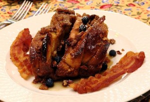 Brewster House Bed and Breakfast Pecan Praline French Toast