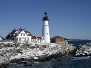 Portland Head Lighthouse - winter