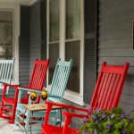 porch and rocking chairs